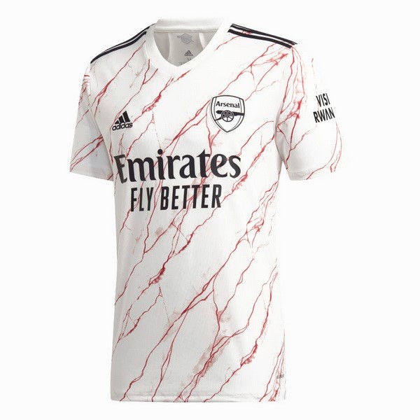 Tailandia Camiseta Arsenal 2ª Kit 2020 2021 Blanco
